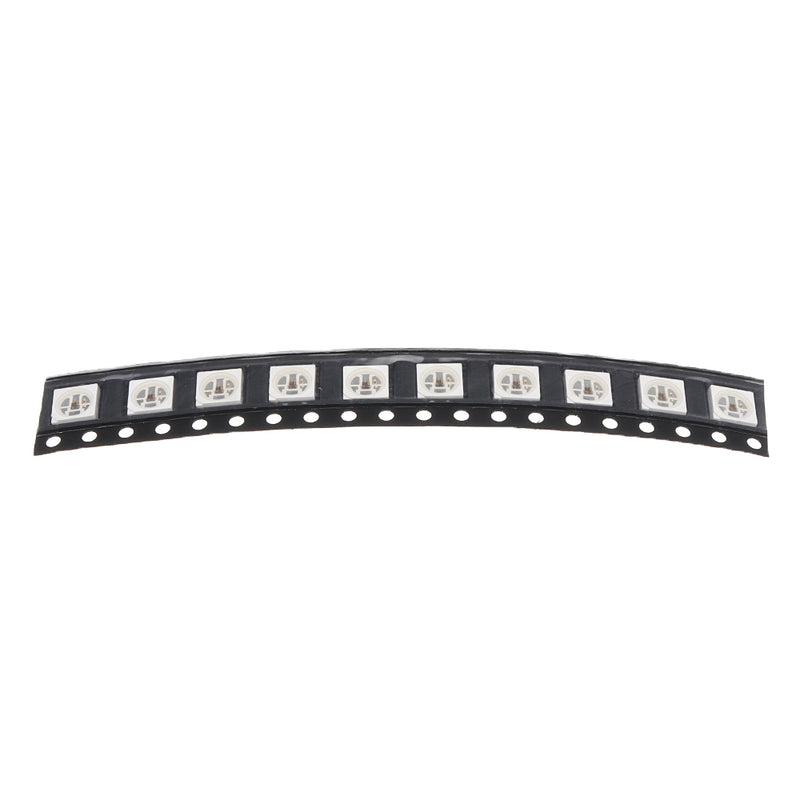 10PCS NS107S IC 5050 SMD RGB Built-in LED Chip DIY Light Beads for Strip Lamp Screen DC5V