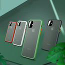 CAFELE Shockproof Anti-fingerprint Ultra-thin Frosted Soft Silicon Edge+Hard PC Translucent Protective Case for iPhone 11 Pro Max 6.5 inch