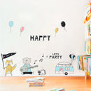 Miico FX64037 Cartoon Wall Stickers Children's Room Decoration Wall Stickers DIY Sticker