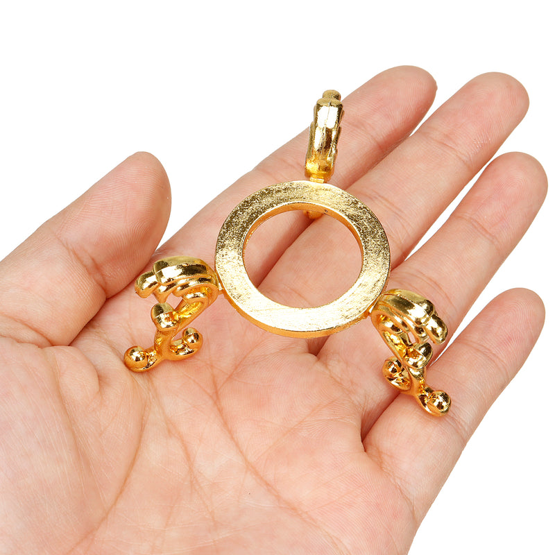 Crystal Ball Metal Base 3D Engraved Sphere Holder Home Decor DIY Display Stand Decorations