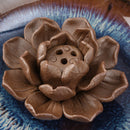 Ceramic Incense Burner Holder Burner Lotus Plate Censer Home Fragrances 3 Incense Holes