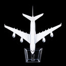 6.1inch Planes Airplane Model Diecast Aircraft Model Airline Kit Kids Adult  Alloy and Transparent Plastic Support Base Science Education