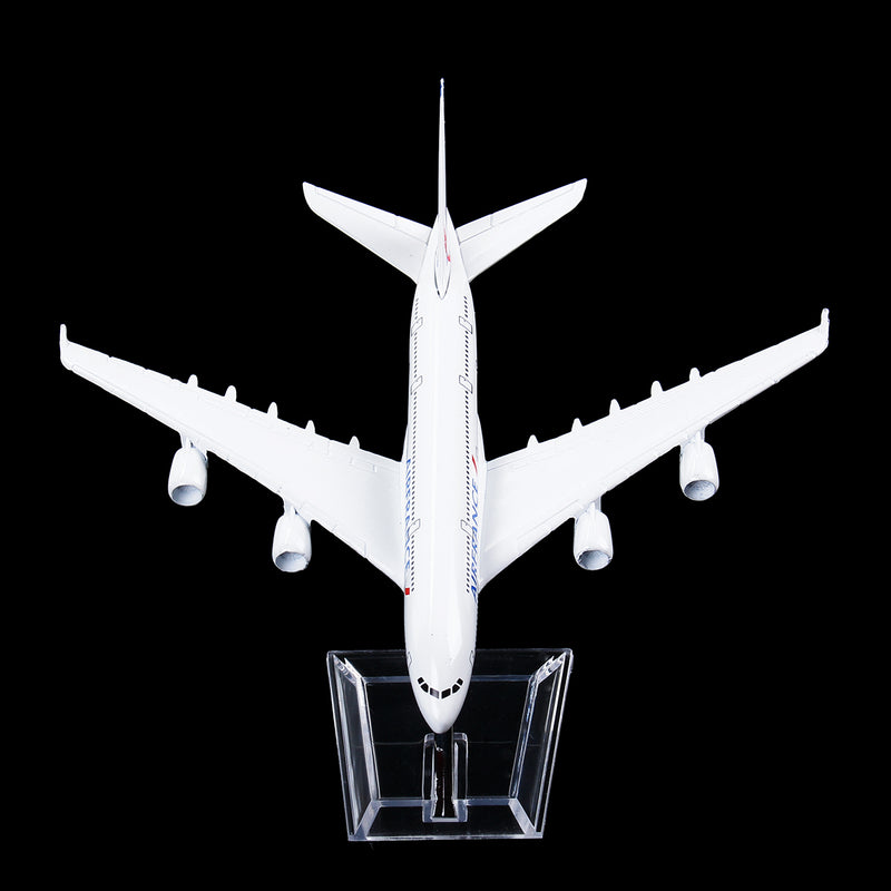 6.1inch Planes Airplane Model Diecast Aircraft Model Airline Kit Kids Adult  Alloy and Transparent Plastic Support Base Science Education