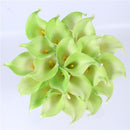Natural Real Touch Flower Bouquet Calla Lily Wedding Home Fake Flower For  Home Party Decorations