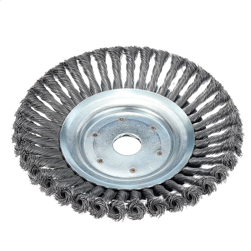 8 Inch Weed Brush Steel Wire Wheel Grout For Brushes Cutter Replacement Weed Eater Trimmer Head