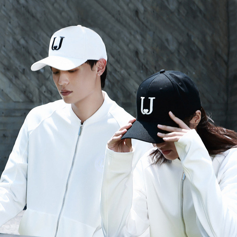 JORDAN&JUDY Cotton + Polyester Baseball Cap Outdoor Sports Hat Sun Reflective Sweat Absorption Reflective Adjustable Hat
