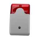 NEW Durable 12V Wired Sound Alarm Strobe Flashing Light Alarm Home Security Safe