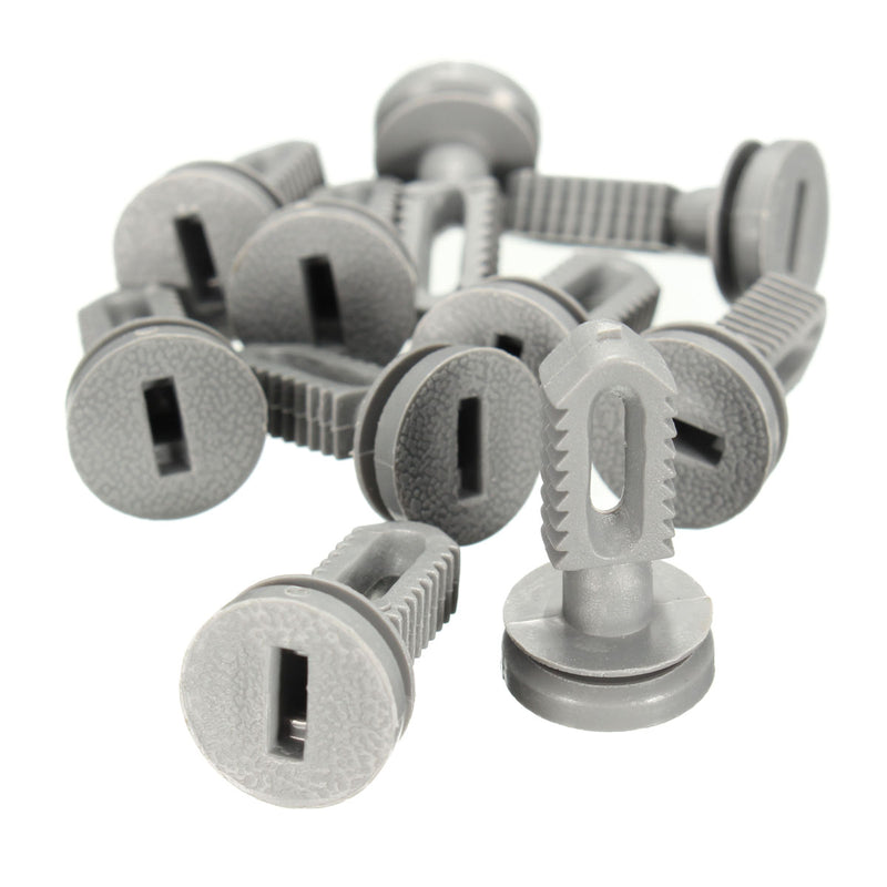 10pcs Plastic Dash Cover Boot Lining Trim Clips For BMW E30 E36 E46 E60 E83 E93