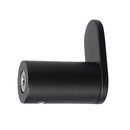 Bathroom Round Wall Robe Hook Door Single Hanger Bracket Towel Rack Black