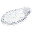 Shower Rail Soap Dishes ABS Plastic Transparent Soap Box Holder Pallet Bath Shower Rod Soap Rack