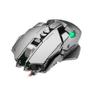 HSJ J800 6400 DPI Wired LED RGB Backlight Full-key 7 Mechanical Gaming Mouse for PC Laptop
