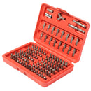 100pcs Chrome Vanadium Security Screwdriver Tamper Proof Torx Hex Bit Set W/ Case