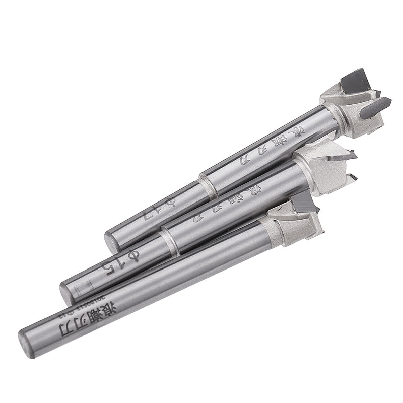 TIDEWAY 12/15/17mm Angle Drill Bits Hole Saw Cutter Woodworking Tools Wooden Hole Puncher