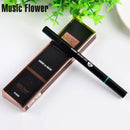 Music Flower Liquid Eyeliner Pencil Super Waterproof Black Double-Headed Stamps