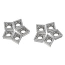 Machifit 10pcs CCMT09T308-TC NX525 Carbide Insert for Lathe Turning Tool Holder