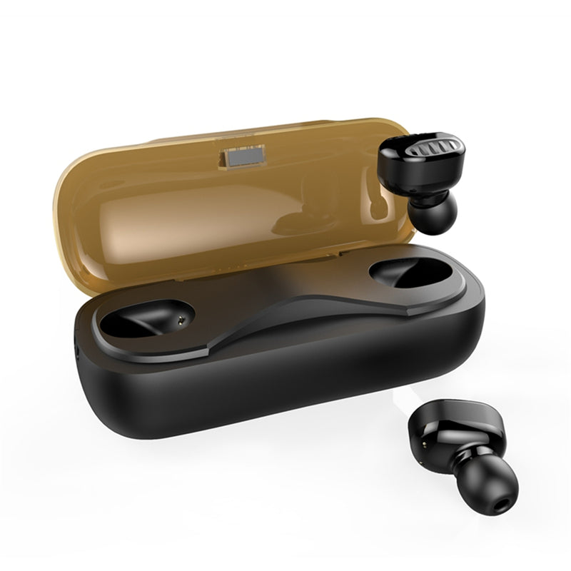 TWS bluetooth 5.0 Wireless Earphone 2000mAh Large Capacity Stereo Sports Hifi Headset With Mic