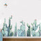 Miico FX82028 2PCS Cartoon Wall Stickers Cactus Plants Printing Sticker Children's Room And Kindergarden Decorative Sticker