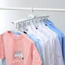 Honana Home 360 Degree Rotation Multifunctional Foldable 8 in 1 Cloth Hanger