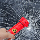 6in1 Car Glass Window Hammers Seat Belt Cutter Flashlight Alarm Emergency Escape Tools