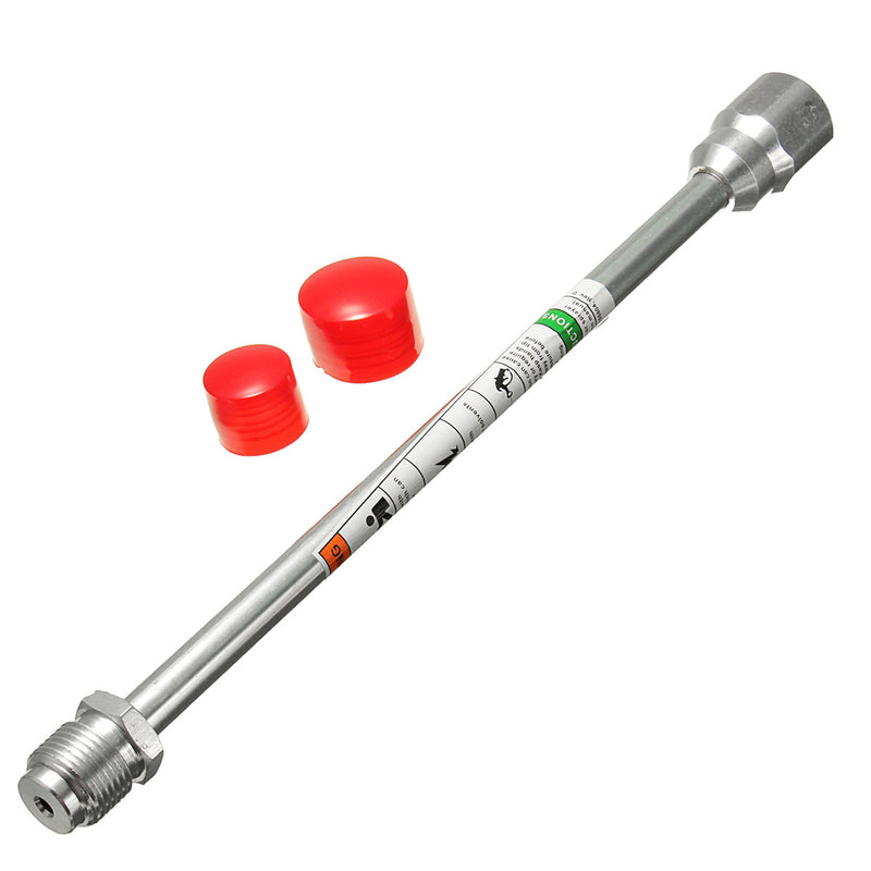 12 Inch Airless Paint Airbrush Spray Tip Extension Pole with 7/8 Inch Spray Guns Guide Accessory