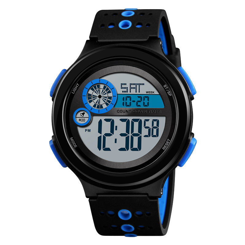 SKMEI 1374 Luminous Display 50M Waterproof Digital Watch Men Fashion Stopwatch Countdown Sport Watch