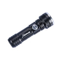 SKYWOLFEYE 16340 Battery Flashlight 4 Modes 300 Lumens LED Work Light USB Rechargeable Emergency Lantern UV Violet Light