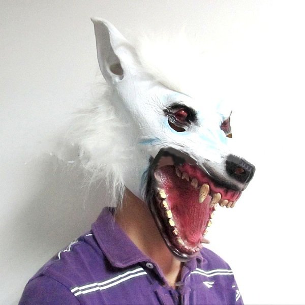 Creepy Wolf Mask For Halloween Horror Devil Dances