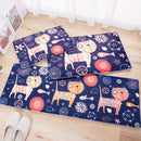 Flannel Floor Mat Kitchen Home Door Mats Long Kitchen Carpet Bedroom Anti-skid Mat Multi-purpose Mat