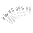 300pcs 5mm LED Diode 5 mm Assorted Kit Clear Warm White Green Red Blue UV Yellow Orange Pink F5 DIP DIY Light Emitting Diode Set