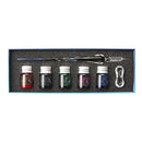 Crystal Glass Dip Pen Ink Set Signature Pen Vintage Handmade Glass Sign Pen Writing Tools