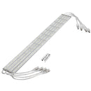 4x50cm Waterproof Cool White SMD5630 LED Rigid Strip Light for Camping Caravan Boat with Clips DC12V