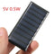 Leory 5V 0.5W 100mA Polycrystalline Solar Panel Cell Polysilicon epoxy solar panel