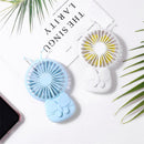 Well Star WT-9105 Ultra-thin Butterfly LED Light Fan Portable Handheld Mini USB Fan Rechargeable Air Cooler For Home Office Student Dormitory Outdoors Travelling