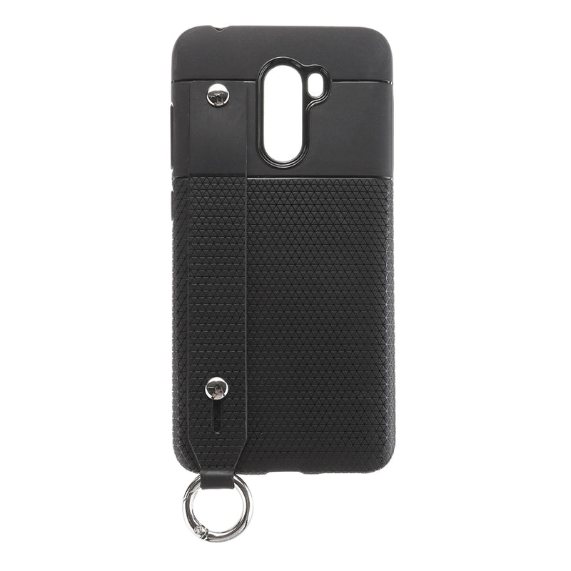 Bakeey Shockproof Soft TPU Back Cover Protective Case with Desktop Holder for Xiaomi Pocophone F1