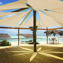 Outdoor Shade Sunscreen Waterproof Triangular UV Sunshade Sail Combination Net Triangle Sun Sail Tent Camping Garden