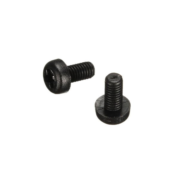 Suleve M3NP1 50Pcs M3 Nylon Screw Bolt Black Round Phillips Screw Nut Nylon PCB Standoff Assortment 5-25mm