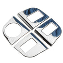Stainless Steel Car Armrest Button Decoration Moulding Trim Strip For Skoda Octavia A7