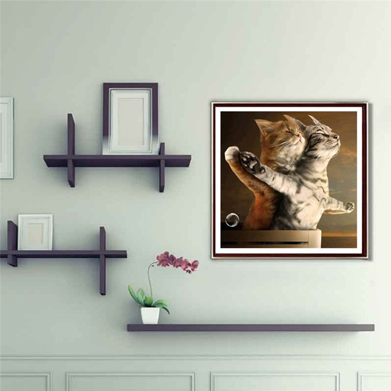 Titanic Jack and Rose Cat 5D DIY Diamond Painting Embroidery Cross Stitch Decorations