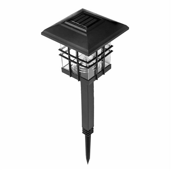 LED Solar Lights Waterproof Column Headlight Lawn Lamp for Outdoor Garden Yard