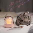 3Life 006 Creative Cat Paw Musical Night Light USB Charging LED Night Light Built In Music Player Remote Control Bedroom Table Lamps From Xiaomi Youpin