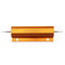 RX24 100W 50R 50RJ Metal Aluminum Case High Power Resistor Golden Metal Shell Case Heatsink Resistance Resistor