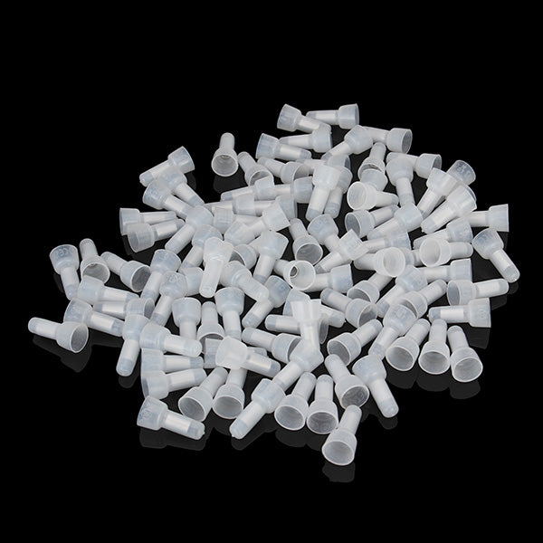 Excellway WC01 100pcs Terminals Pressure Line Cap Wire Connector Wiring Connector Cap