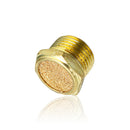 Machifit Pneumatic Solenoid Valve Copper Muffler 1/8 1/4 3/8 Inch Flat Head Muffler Exhaust Vent
