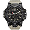 SMAEL 1545 Digital Watch Pure Color Band  Dual Display Waterproof Sport Analog Quartz Watch
