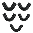 Black 120 Degree Silicone Tube 150mm Length ID48/54/57/63/70mm Vacuum Hose Coolant Tube