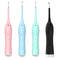 Ultrasonic Vibration Electric Oral Irrigator USB Charging 3 Modes Tooth Stain Eraser Dental Water Flosser Teeth Whitening Cleaner with 2 Head