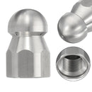 3/8 1/2 Inch F Pressure Washer Drain Sewer Clean Pipe Jetter Rotary Nozzle 5 Jet