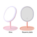Makeup Mirror 36 LED Lights 90 Degree Rotation Adjustable Touch Screen Standing LED Mirrors