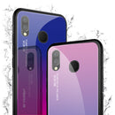 Bakeey Gradient Tempered Glass Protective Case For Samsung Galaxy M20 2019 Scratch Resistant Back Cover