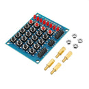 10pcs 8 LED 4x4 Push Button Switch 16 Keys Matrix Independent Keyboard Module For AVR ARM STM32